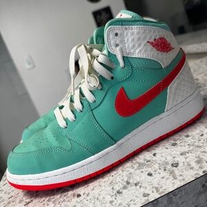Air Jordan 1 Retro GG Verde Suede Sneakers